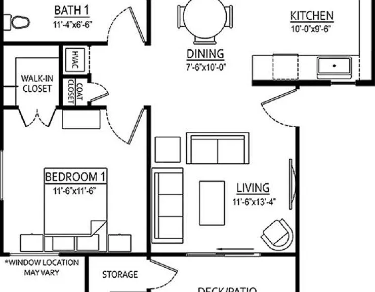 Seville | 1Bed/1Bath | 750 SF Seville | 1Bed/1Bath | 750 SF