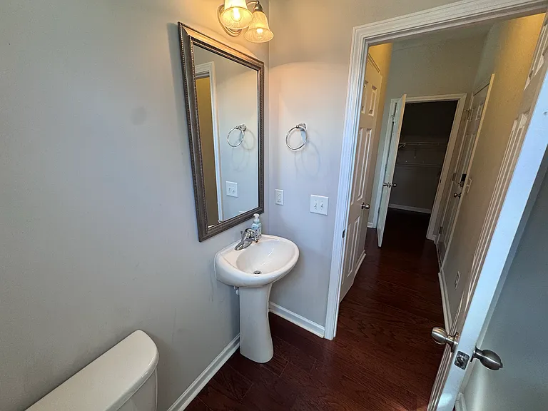 Downstairs 1/2 bath.