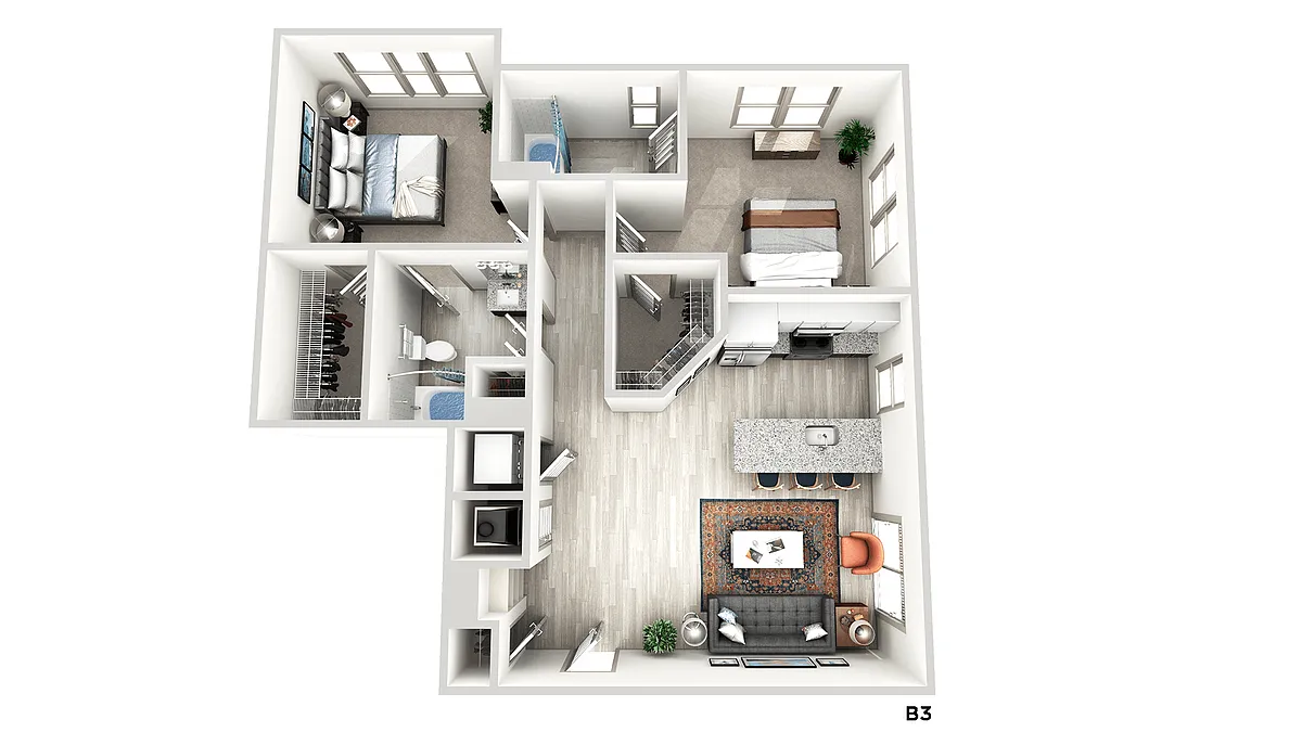 Floor plan B3