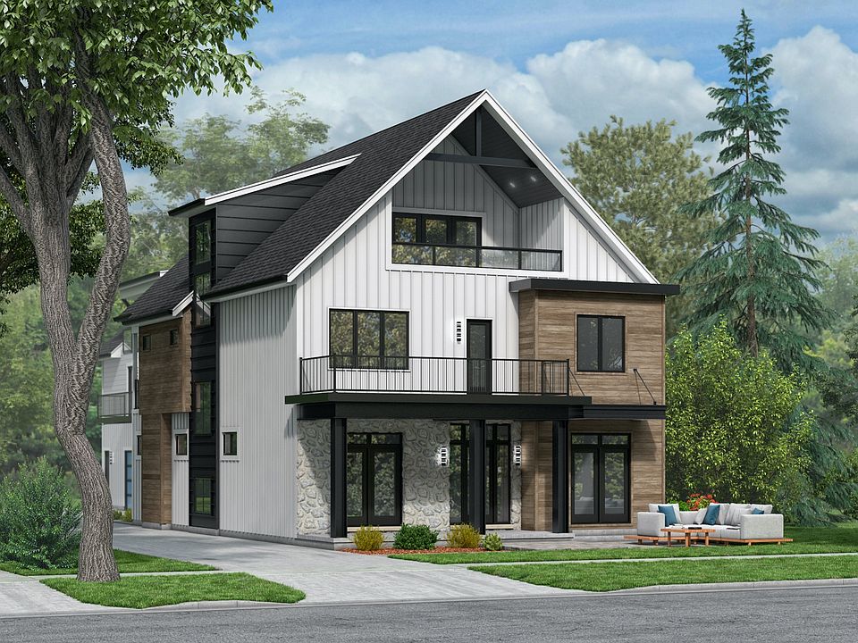 Addison Elevation I - White Elevation - Front