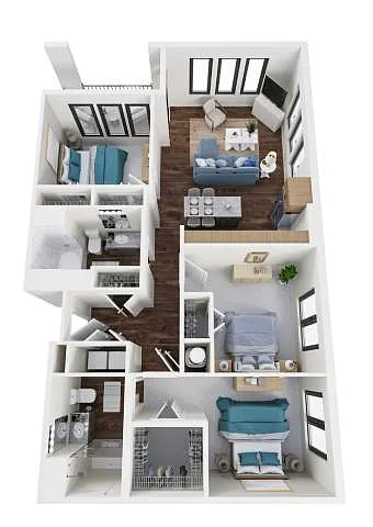 Floor plan 3B