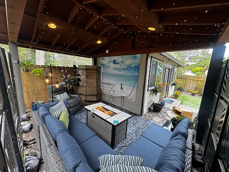 Beautiful outdoor living area