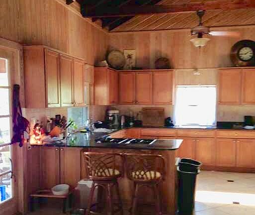  Gourmet kitchen with gas stove top and plenty of granite co