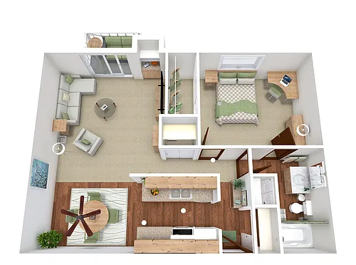 Floor plan 1 Bedroom