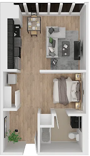 Floor plan Studio G