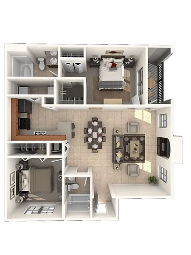 Floor plan Thoroughbred