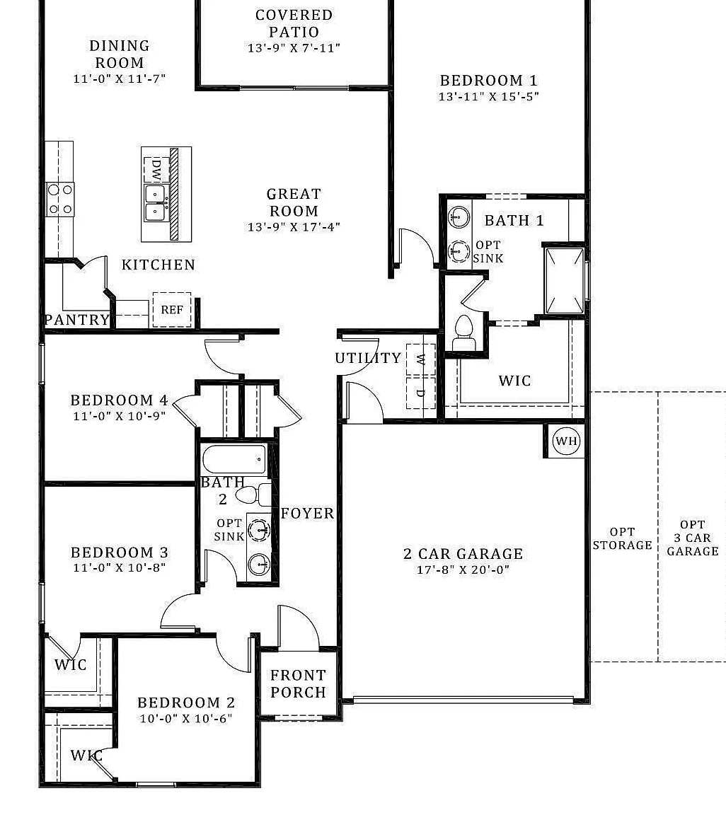 4 bed, 1729 sqft, $1,750 — Photo 2