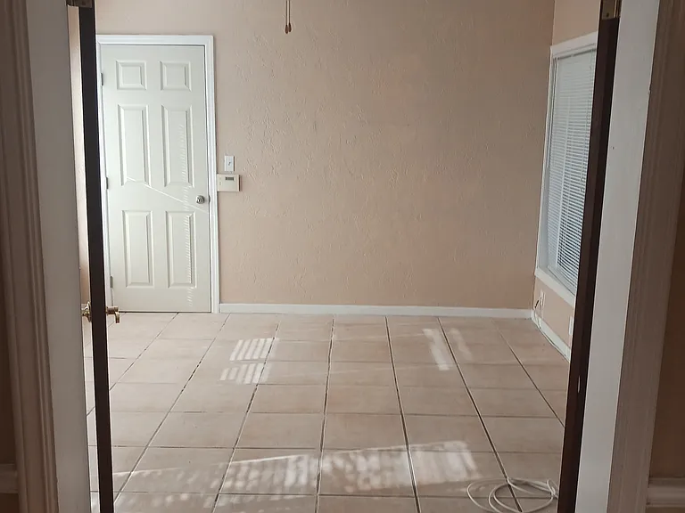View of Florida room from dining area.
