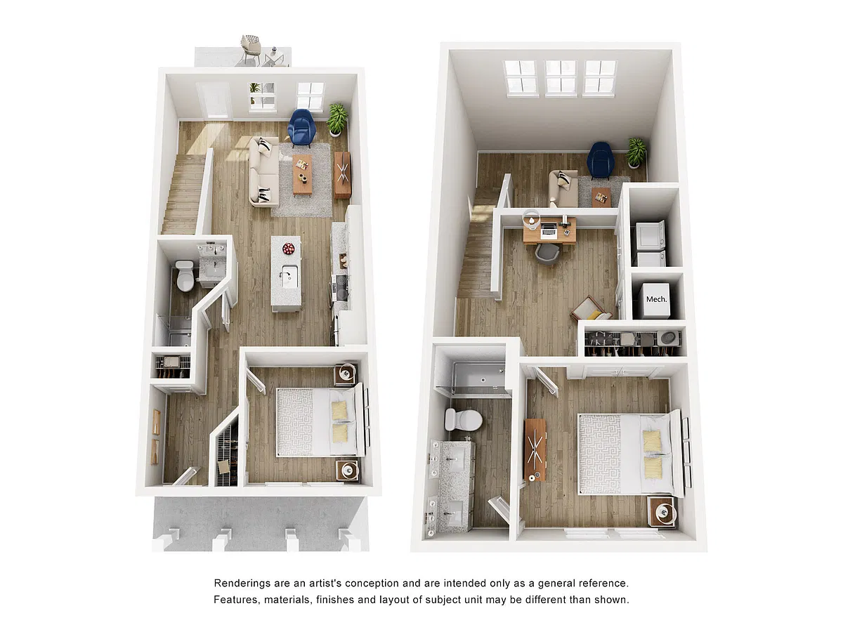 Floor plan Townhome B