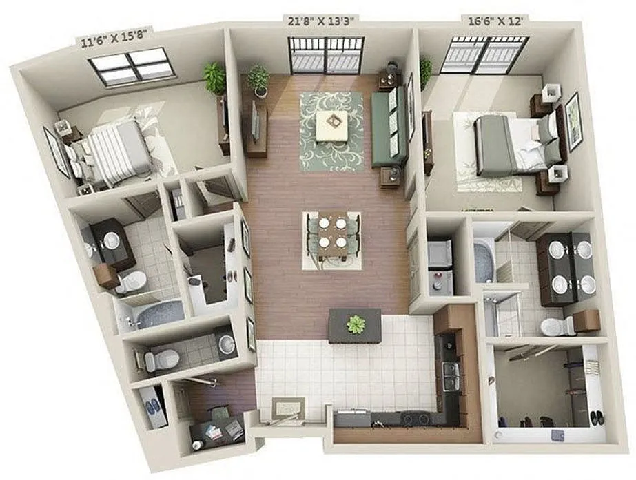 Floor plan B3 M