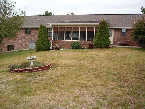 large screened in porch