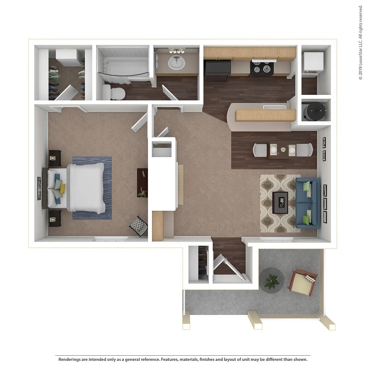 Floor plan 1X1