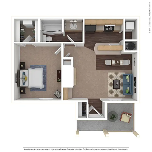 Floor plan 1X1