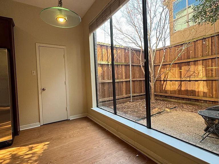 Attached private patio to the unit