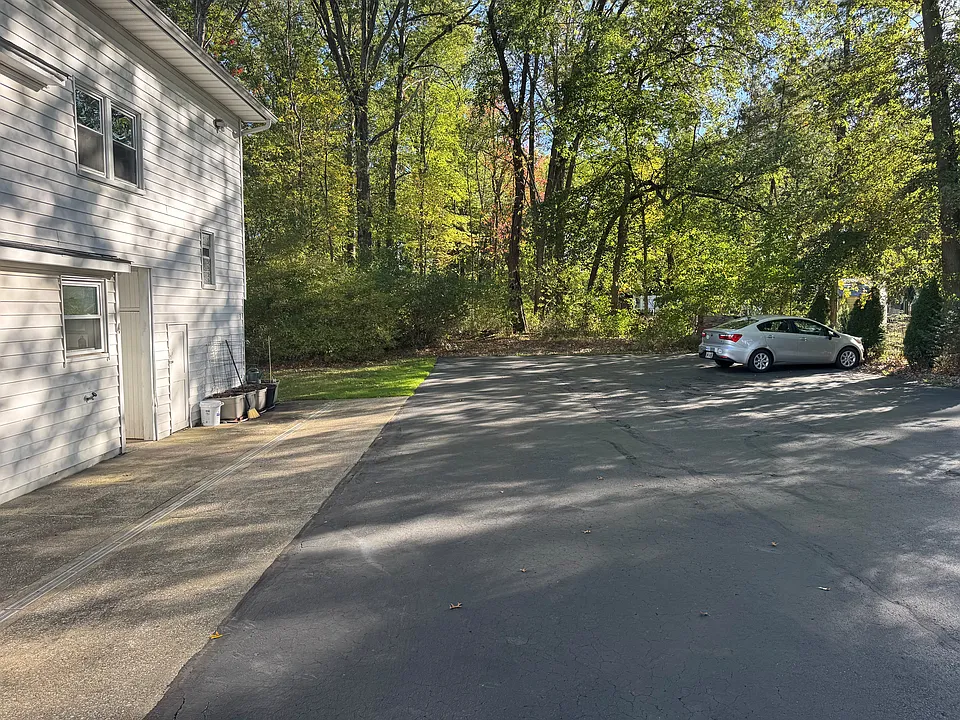 Parking area adjacent to unit