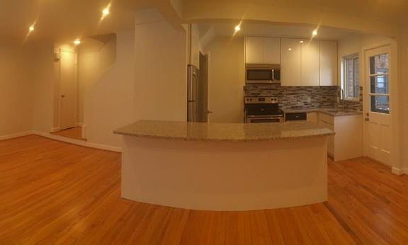 Large granite island