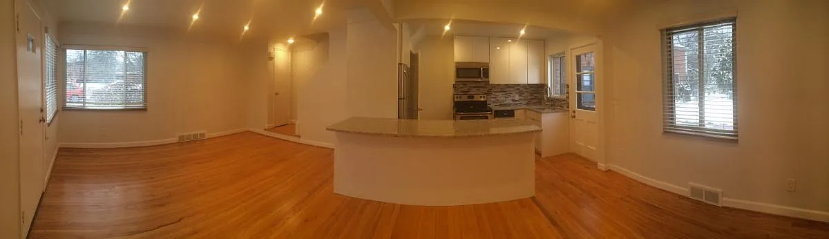 Large granite island - 911 N Adams Rd #TOWNHOUSE