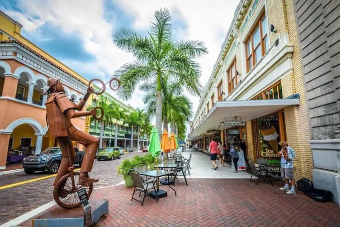 Historic Downtown Fort Pierce (stock image)