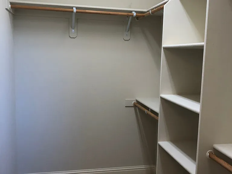Primary walk-in closet