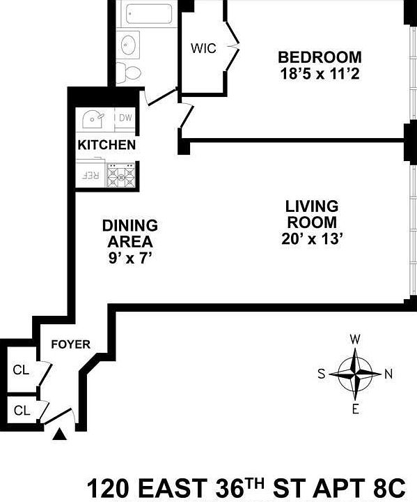 1st image of 120 E 36th St APT 8C