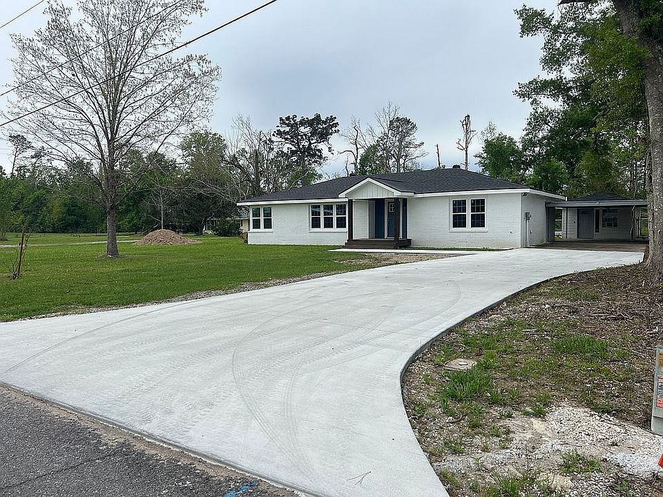 Front of home, New Driveway