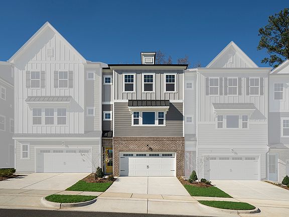 Townes at North Salem Residence 2 Model Home- Front Elevation