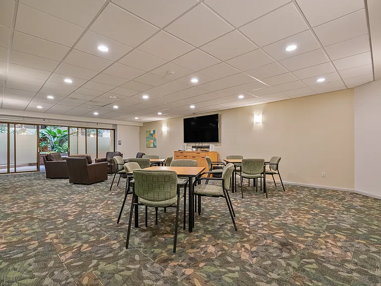 Community room for the use of all residents
