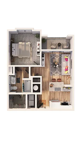 Floor plan A1C