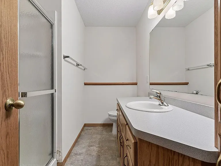 Downstairs full bathroom. Currenlty being painted