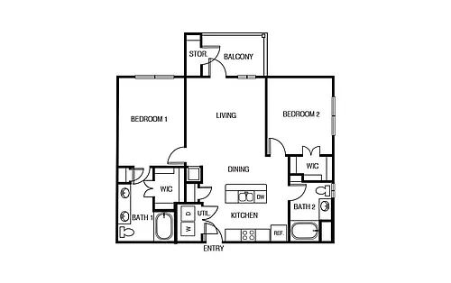 Floor plan The Agarita