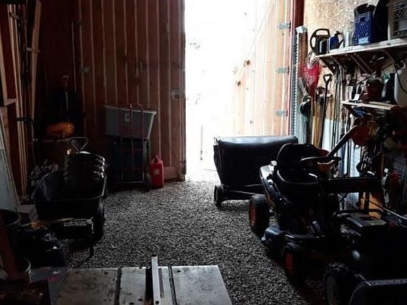 interior of garage