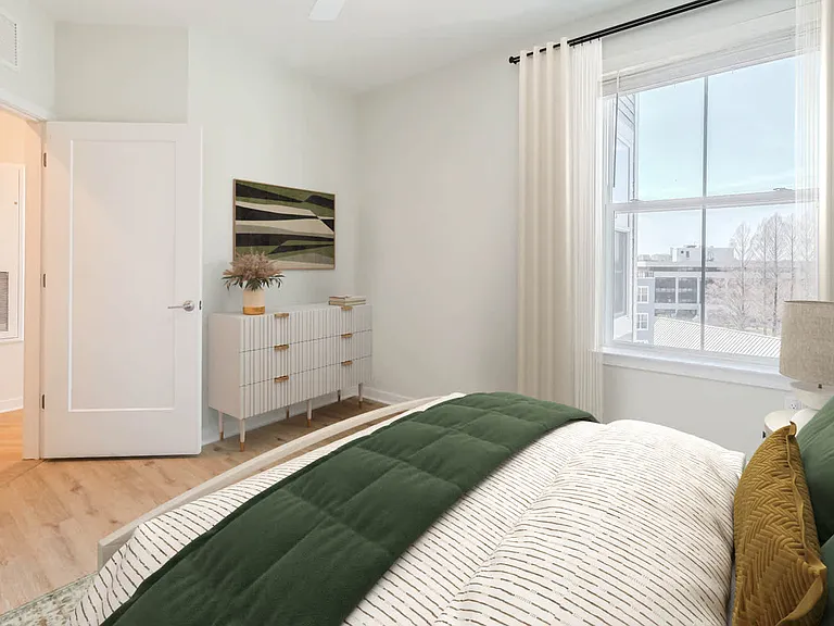 Bedroom with Hard Surface Flooring