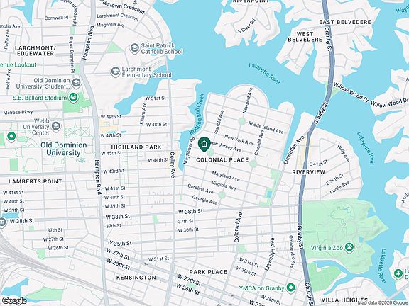 on map