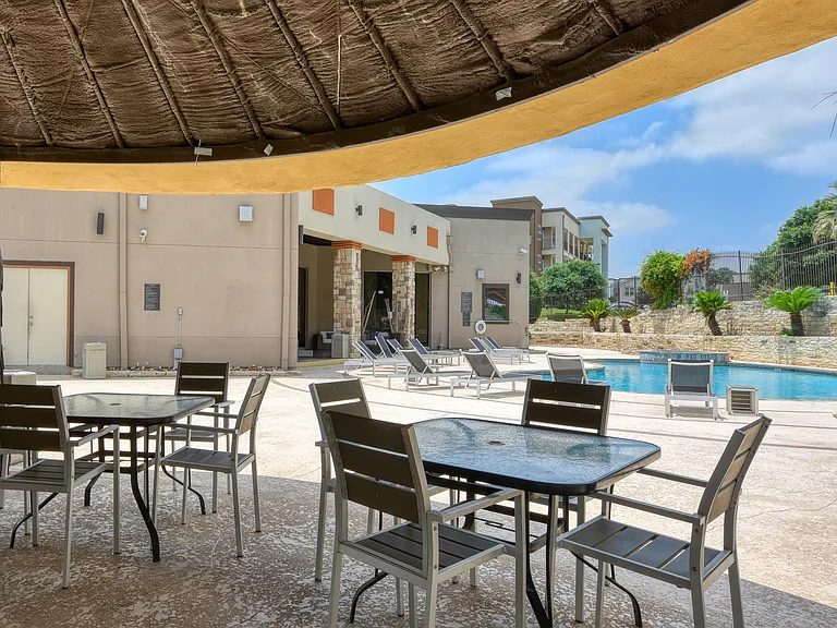 Enjoy the outdoor palapa with friends and family