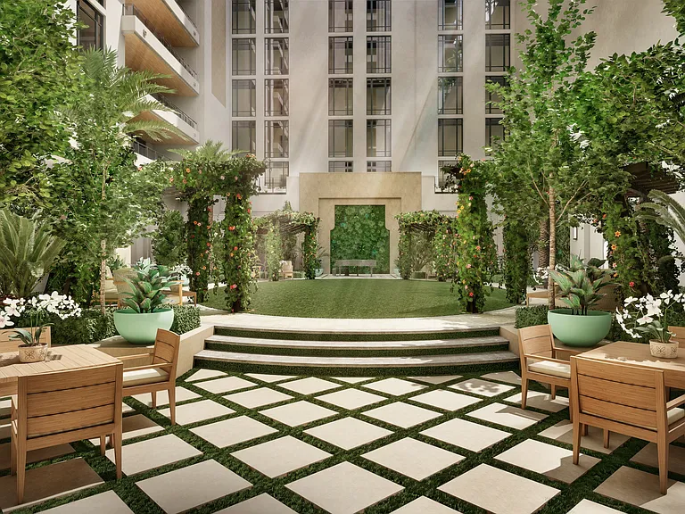 The Orchid Garden at Regency Parc specially curated with rare and native orchid specimens.