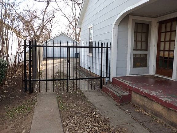 Gated Garage Entrance