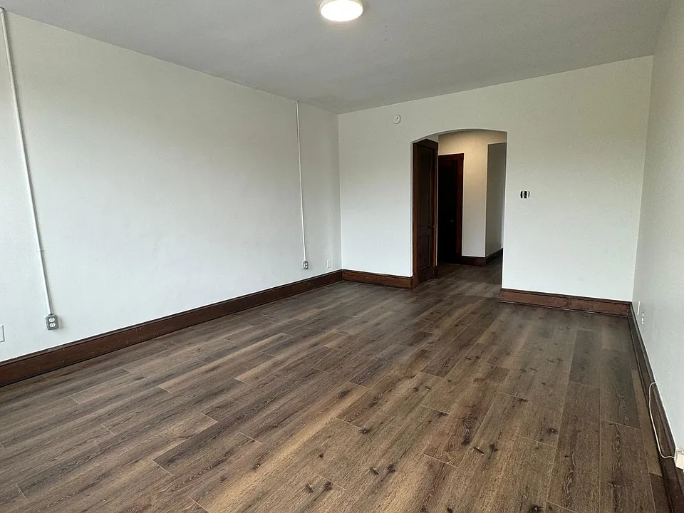 Large, bright living room