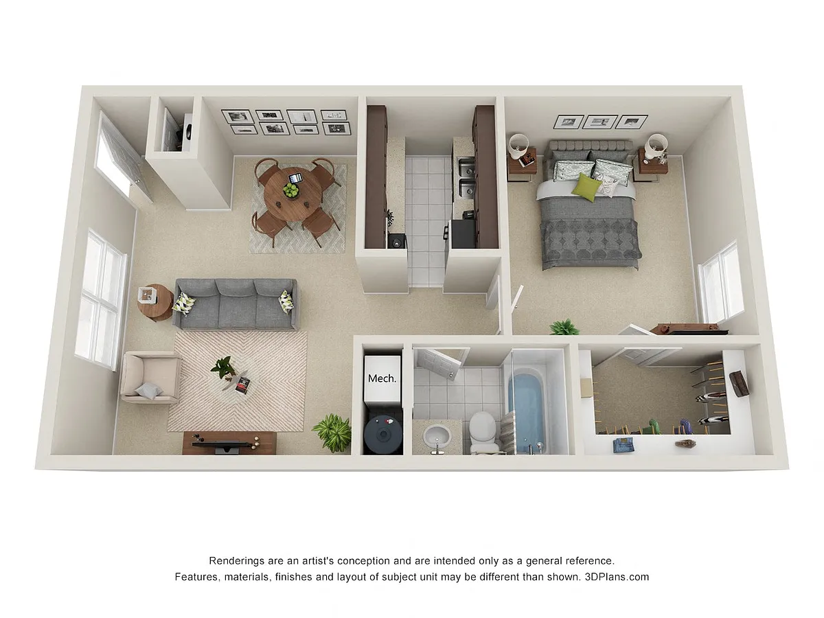 Floor plan THE CAMBRIDGE