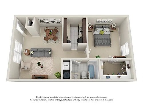 Floor plan THE CAMBRIDGE