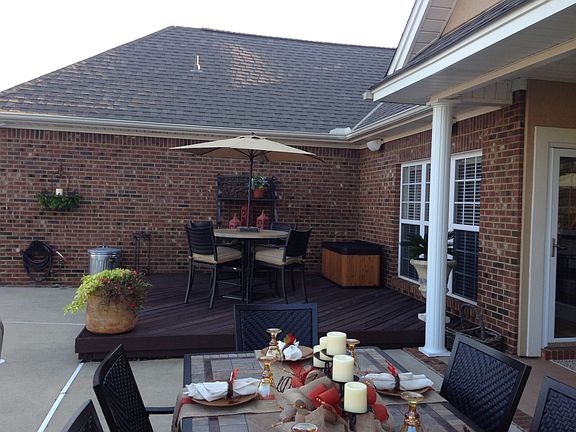 2 decks plus large patio
