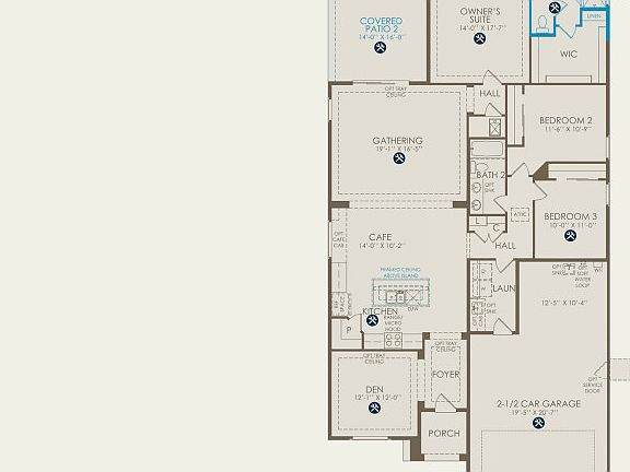 Manzanita Floor Plan, Quick Move-in Home, Floor 1