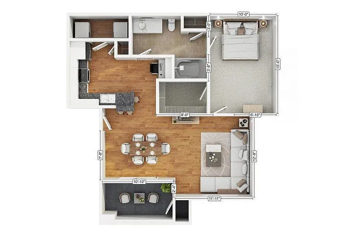 Floor plan 1D1