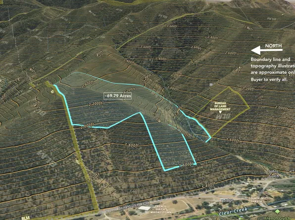 69.79 Cline Gulch Rd, French Gulch, CA 96033