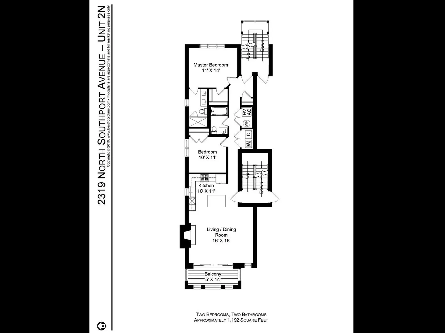 2 bed, 1286 sqft, $5,195 — Photo 2