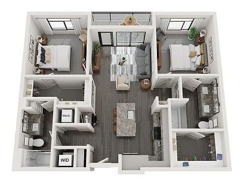 Floor plan B3