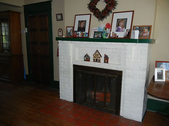 Parlor fireplace