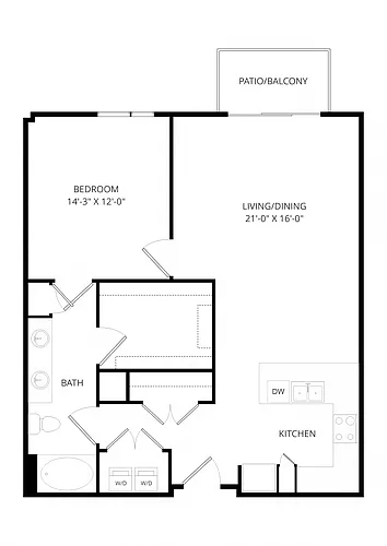 Floor plan B31 1X1