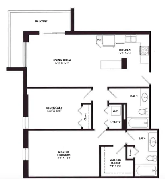 Floor plan B3
