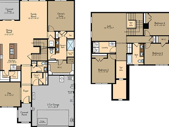 Bliss floor plan 2691-skybrooke thoughful series