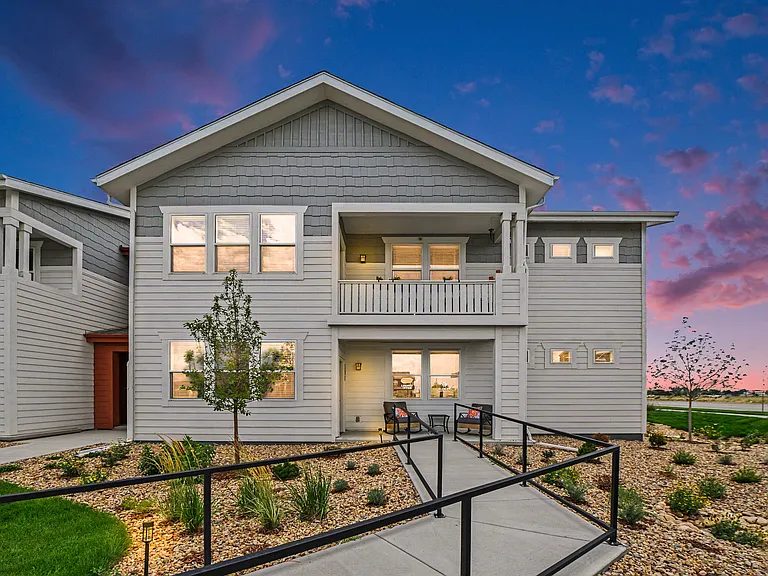 Individual Sun Deck on Second Story Homes